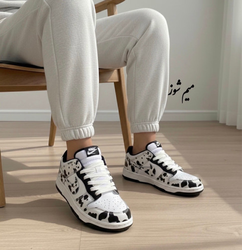 کتونی زنانه مدل نایک جردن ۱ طرح گاوی