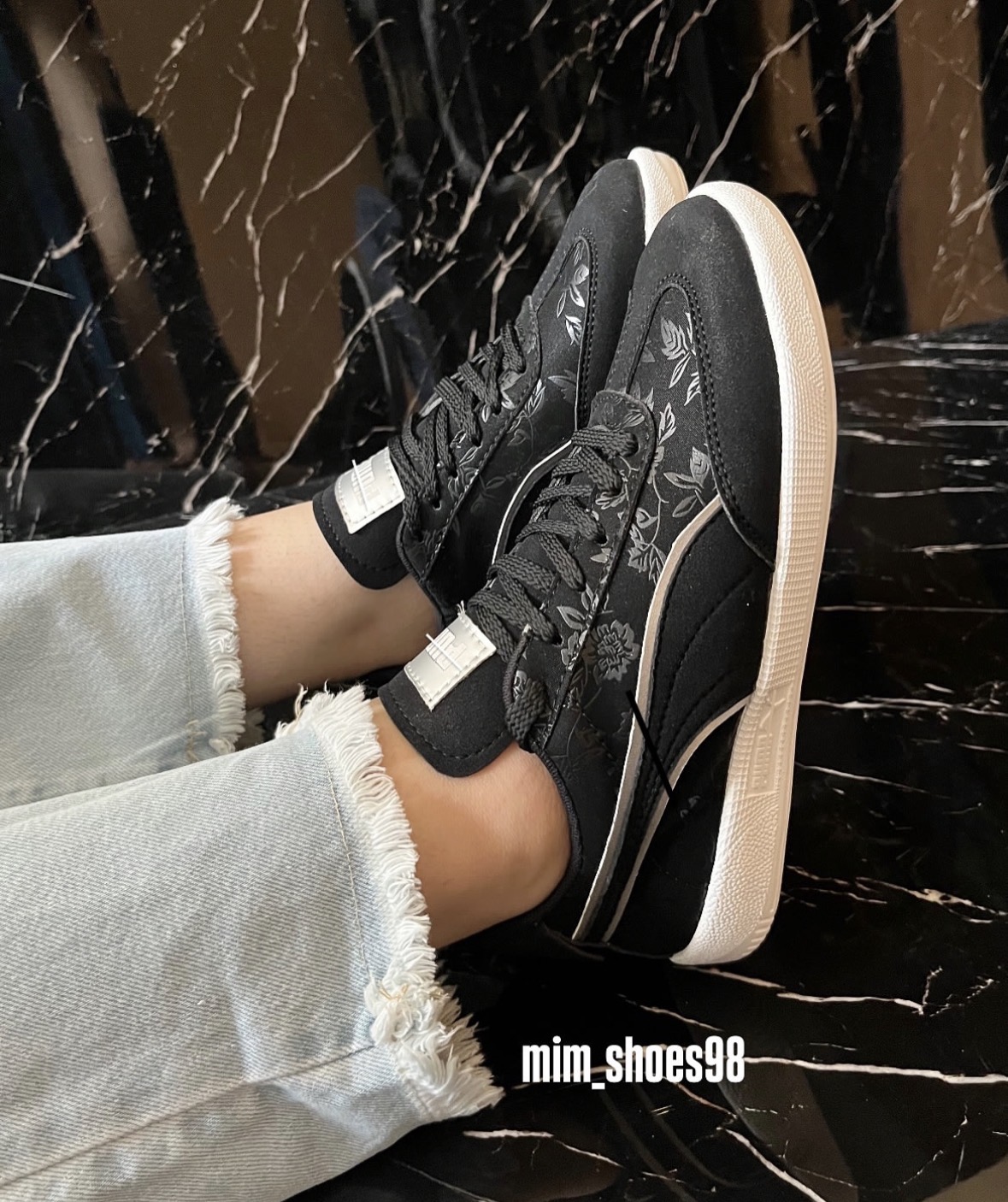 ونس زنانه مدل پوما puma رنگ مشکی